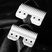 FOXSONIC 2pcs Fast Feed Ceramic Blades for Oster Fast Clipper