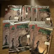 1996 CARTES RAZOR CHROMIUM TRADING 16 Packs EVERETTE HARTSOE'S METAL AND FLESH