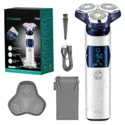 Wet Dry Electric Shaver For Men Beard Rechargeable Facial Electric Razor 3D Floating Shaving Machine Lithium
