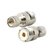 MINI UHF PLUG TO UHF SOCKET SO239 PACK OF 5