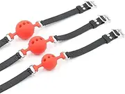 Sex Bondage S M L Open Mouth Gag Ball Bdsm Bondage Ball Gag Erotic Sex Toys For Couples Adult Sex Games for Couples on Bed Restraints Toys