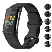 StrapsCo Silicone Rubber Protective Guard Case for Fitbit Charge 5