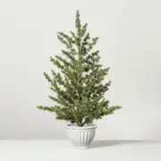 2.5' Faux Spruce Tree in Fluted Porch Pot - Hearth & Hand with Magnolia