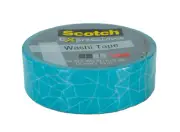 3M Scotch Washi Tape Geometric Crafting Tape Teal Sticker Scrapbook DIY Crafts