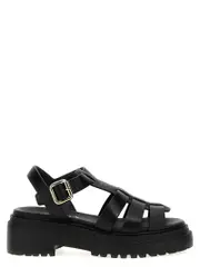 [Prada] Prada-Monolith Sandali Nero-Donna 41IT