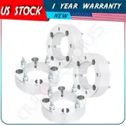 2pair 2" thick 4x137 10x1.25 studs silver wheel spacers For Can-Am Commander 800