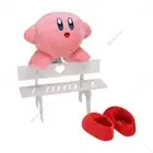 New Anime Star Kirby Plush Kirby Wear Shoes Stuffed Peluche High Quality Toys.