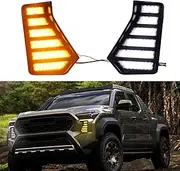 L2R for Toyota Tacoma 2024 2025 Car Accessories Dynamic DRL Daytime Running Light LED Replacements 2pcs