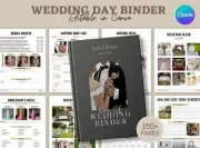 150-Page Wedding Day Binder Template | Wedding Planner & Coordination Tool