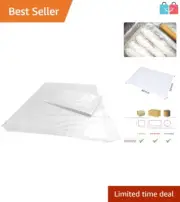 Versatile 10-Pack Clear Polyethylene Bags - 30x40 for Proving, Shipping & More