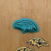 Baltimore Ravens Cookie/Clay Cutter & Embossing Stamp