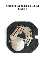 Hattory VX43 Day & Date Seiko Watch Movement Quartz