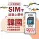 【韓國SIM】5G高速 吃到飽 無限 不降速 韓國上網卡 韓國上網 首爾 韓國 網卡 釜山 濟州島 sim卡