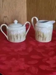 1353. NEW 222 FIFTH "NARCISSUS" SUGAR & CREAMER BY CHERI BLUM