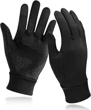 [Unigear] Running Gloves, Touch Screen Anti-Slip Lightweight Gloves Liners for Cycling Biking Sporting Driving for Men Women