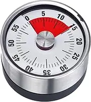 Kitchen Timer Chef Cooking Timer Clock with Loud Alarm No Batteries Required, Magnetic Mechanical Timer for Cooking