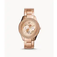 在飛比找ETMall東森購物網優惠-FOSSIL 美國最受歡迎玫瑰人生晶鑽時尚女性優質腕錶-玫瑰