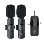 Hridz K31 Wireless Mini Microphone 3 in 1 for iOS, Android, Camera Smartphone DS
