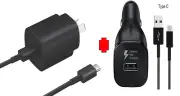 Samsung 25W SUPER FAST Charger COMBO Galaxy S24/S23/S22/S21/S20 NOTE 20 ULTRA +