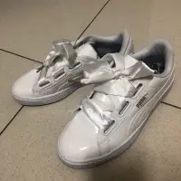 在飛比找蝦皮購物優惠-二手 Puma basket heart patent 漆皮