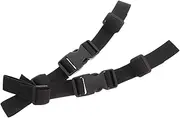 ERINGOGO 2pcs Accordion -slip Straps Accordion Chest Strap Belt Adjustable Buckles Portable Chest Strap Kit Backpack Strap Harness Chest Strap Replacement Backpacks Ribbon Black