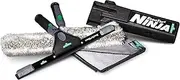 Unger ErgoTec NINJA Advanced Kit 4in1 for window cleaning, Green, 6x18 (AKN12)