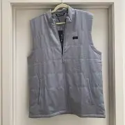Travis Mathew Interlude Puffer Vest Heather Sleet XL NWT