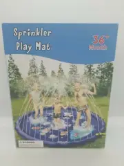 Sprinkler Splash Pad Play Mat Large 67" Inflatable Spinkler Wading Pool.