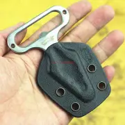 EDC Stainless Steel Wrench Bottle Opener Key Chain Ring Crowbar Pry Bar