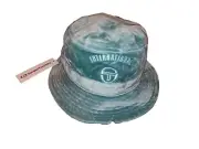 Sergio Tacchini Sovana Velour Turquoise Cyan Blue Bucket Hat L/XL Tennis Track