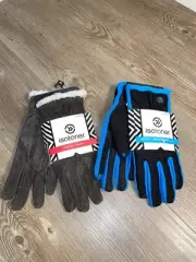 2 Pair Isotoner Womens Winter Gloves - Size Medium- Smart Touch & Casual - New