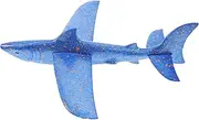 ULTECHNOVO Shark Shape Foam Flying Gliders - Lightweight Airplane Throwing Foam Toys, Flight Glider Plane Mode for Kids Outdoor, Birthday Party Favors