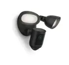Ring Floodlight Cam Wired Pro - 1080p HDR 3D Motion Detection 2-Way Talk - Black