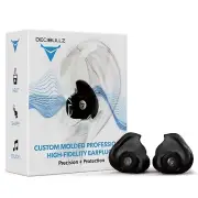 Decibullz Professional Moldable Earplugs, Noise Cancelling Earplugs, Concert ...