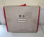 NEW Hunter Original Short Gloss Hunter Black Women's US 7 Rain Boots WFS1000RGL