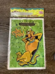Vintage Cartoon Network Scooby Doo 8 Pack Treat Bags Sacks Hallmark Party 2001