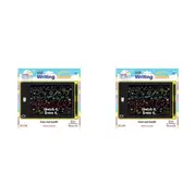 2PK Magic Sensory 8.5" Interactive LCD Writing Tablet Yellow Doodle Kids 3y+