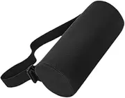 ANDRESLAD High-Density Breathable Mesh Lumbar Pillow Back Support Pillow for Chair and Car Black 28 * 12cm