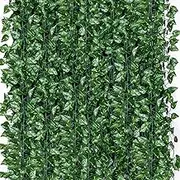 ZYIGYI 2200 Feet 300 Pack Fake Greenery Hanging Garland, Ivy Leaf Plants, Vine Leaves, Fake Flowers Foliage for Bedroom Garden Wall Decor