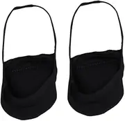 [WESIEVYA] 4 Pairs Invisible Low Cut Socks Half Socks for Women Non Slip Heels Women Socks Shoes Lace Toe Socks Sling Back No Show Socks Anklet Invisible Boat Socks Women No Show Socks Black