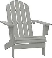 Garden Chair Wood Grey Patio Chair