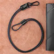 Key Lanyard Phone Keychain Lanyard Leather Chain Credential Holder Phone StrDI