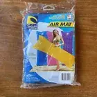 Bright Blue Vintage Splash Club Vinyl Air Mat Pool Lounge Float 27" x 72" New