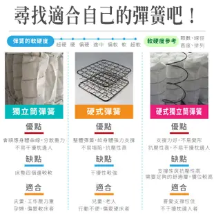 【ESSE御璽名床】【馬來西亞乳膠】三線2.5硬式床墊(護背系列6x6.2尺 雙人加大)