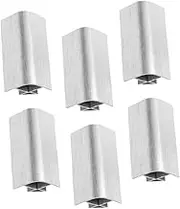 LALAFINA 6pcs Corner Guard Holders for Cabinets Durable Baseboard Protectors Easy Installation Compact for Closet and Cabinet Safety