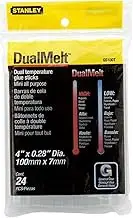Stanley 1-GS20DT Dual Temp Glue Stick, 12mm x 101mm, Pack of 24 (Packaging May Vary)
