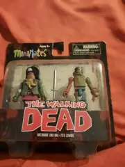Mini Mates Walking Dead Michonne and One-Eyed Zombie set brand new