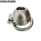 Steel Male Chastity Cage with Prince Albert Piercing Custom Metal Cage Bondage