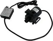 SHYSKY 24V Micro Brushless DC Circulation Water Pump DC50G-2480S 86W 8m Lift 2400LPH, 1/2 inch threaded inlet & outlet, Low Noise Continuous Work, For Gardening, Cooling, Fountain