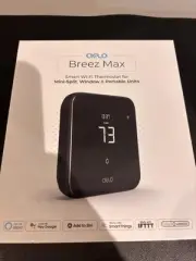 Brand New Sealed Cielo Breez Max Smart Wi-Fi Thermostat for Mini-Splits - Black